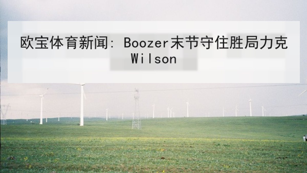 欧宝体育新闻: Boozer末节守住胜局力克Wilson