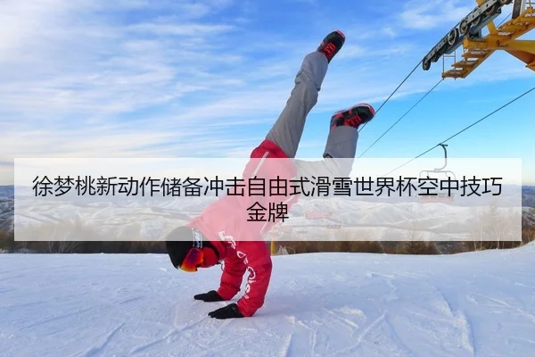 徐梦桃新动作储备冲击自由式滑雪世界杯空中技巧金牌